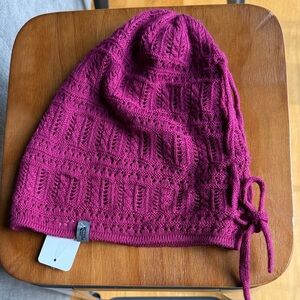 Burgundy Knit Beanie